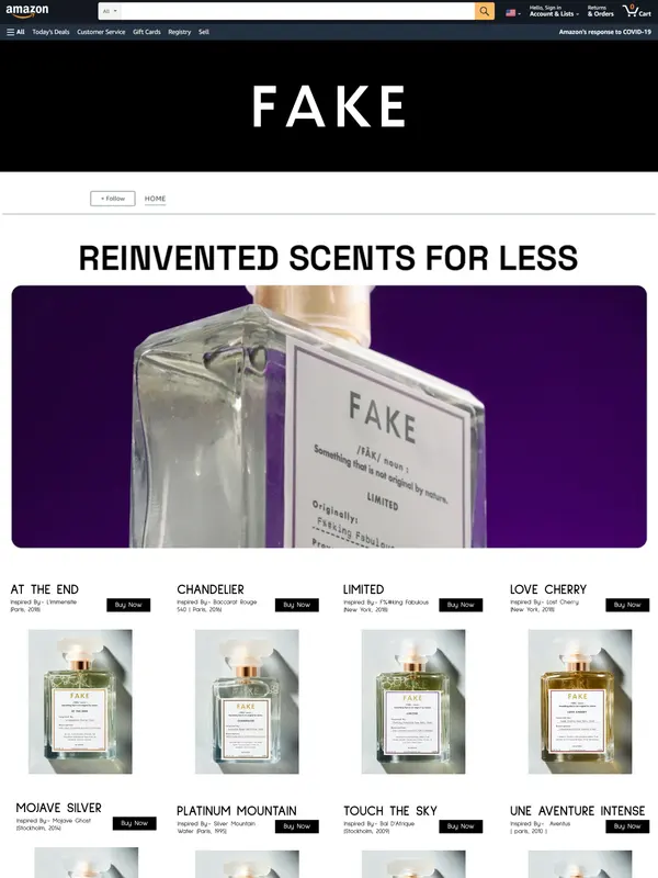 Shopify Website for FAKE
