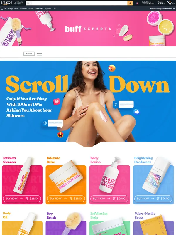 Shopify Website for buff EXPERTS